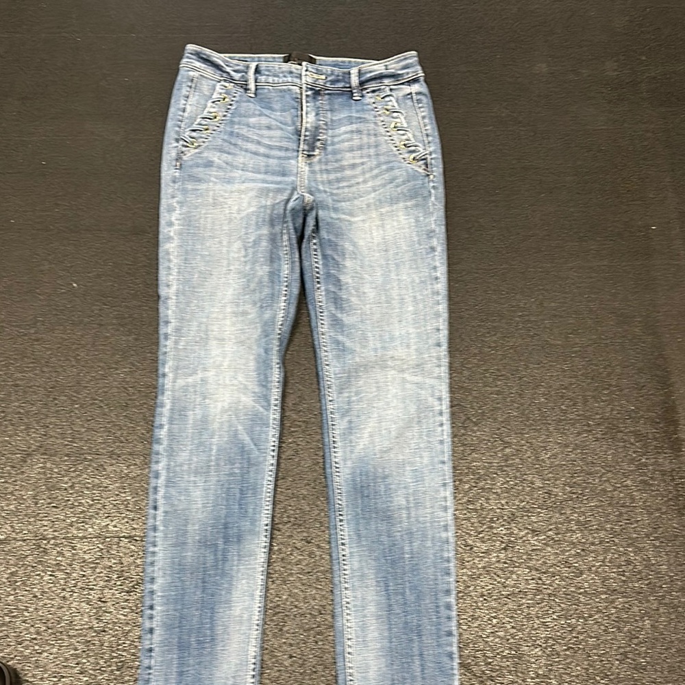 WHBM Women's High-rise slim fit Blue Jeans Size 4